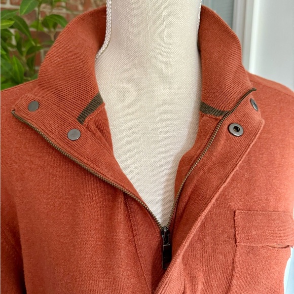 Men’s Banana Republic Zipper Turtle Neck Fall Sweater - Picture 3 of 5